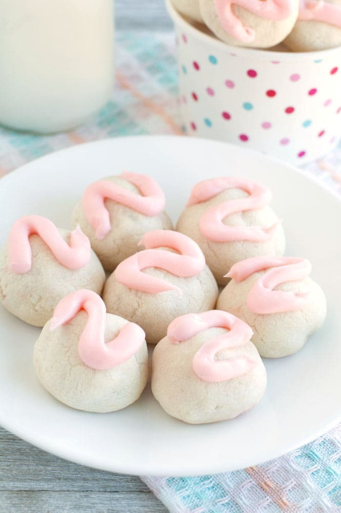 Cherry bon bon cookies 