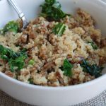 sausage and kale quinoa