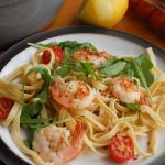 shrimp and arugala pasta