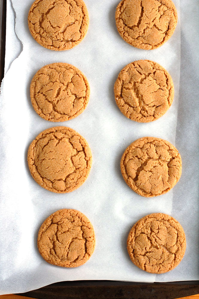 Baked Molasses Cookies
