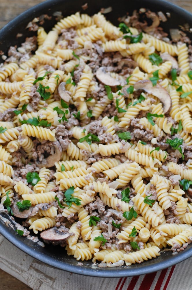 homemade hamburger helper
