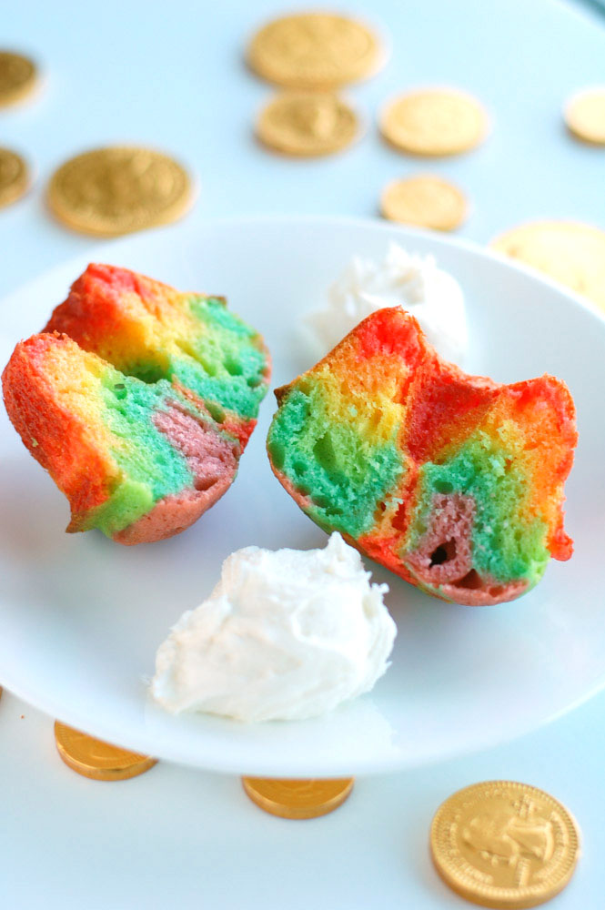 Rainbow cakes are fun to make and eat!