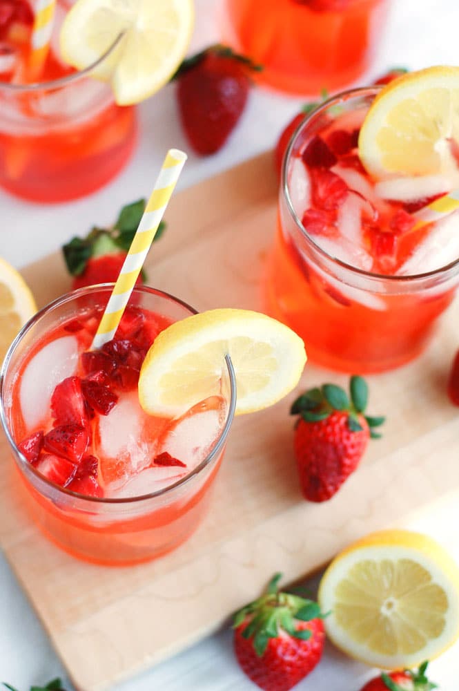 how to make strawberry lemondae