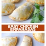 Empanadas on plate.
