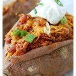 Sweet potato with chili.
