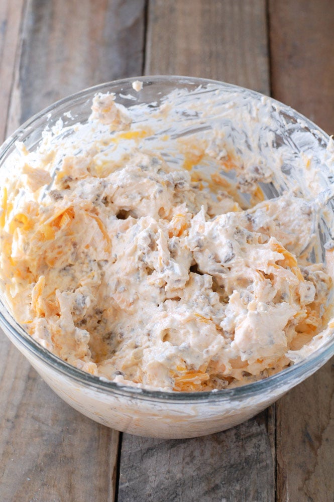 Hot Sausage Beer Cheese Dip makes a great appetizer! The perfect dip for race day or any party.