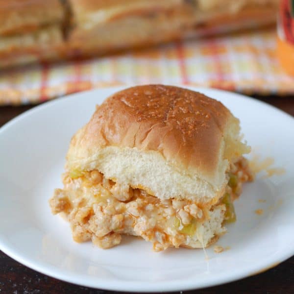 Small sandwich on a plate.