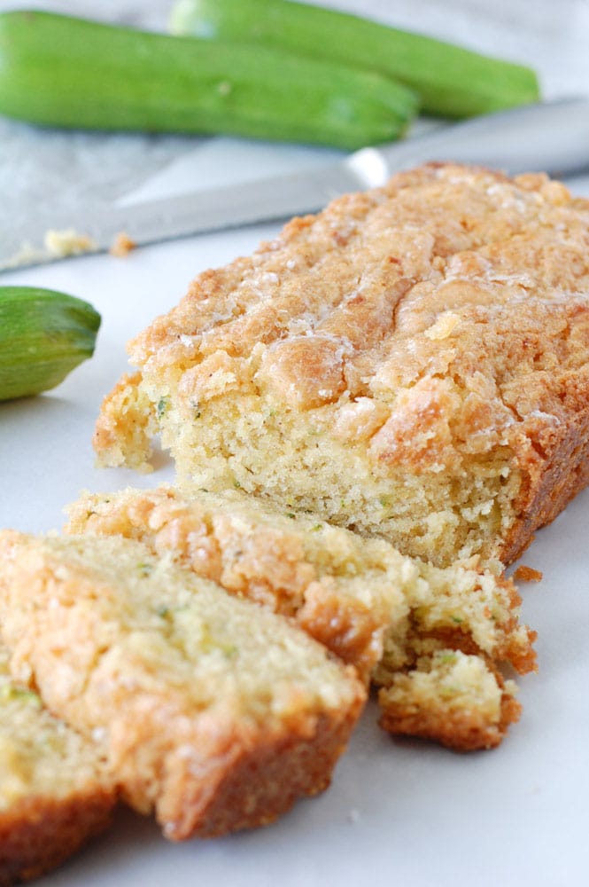 Zucchini Bread Sliced