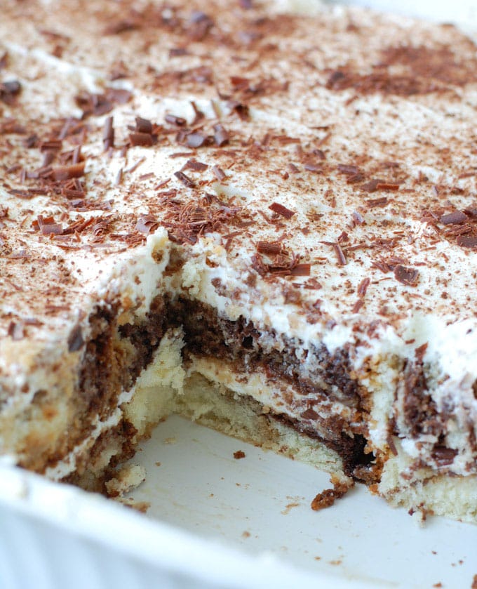 easy tiramisu recipe in a dish