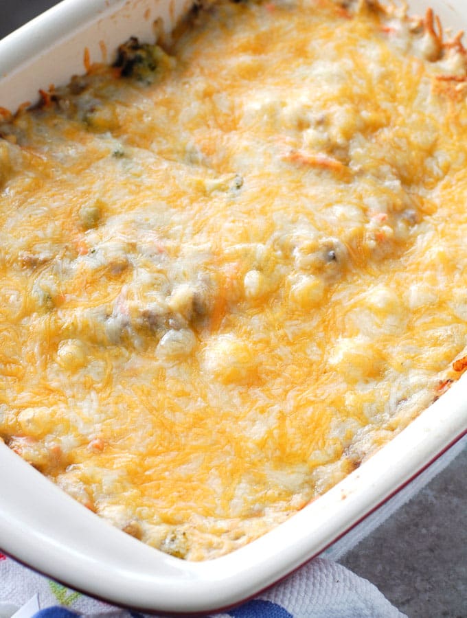 Ground Beef and Rice Casserole