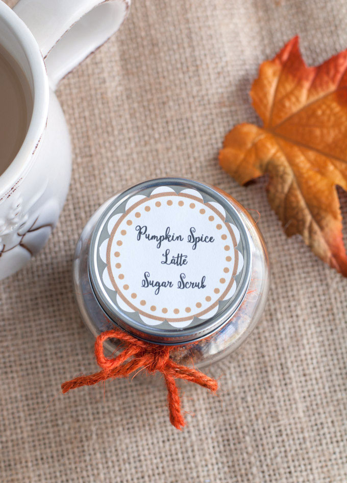 Celebrate the magic of Fall by treating yourself or a friend to pumpkin spice latte sugar scrub.