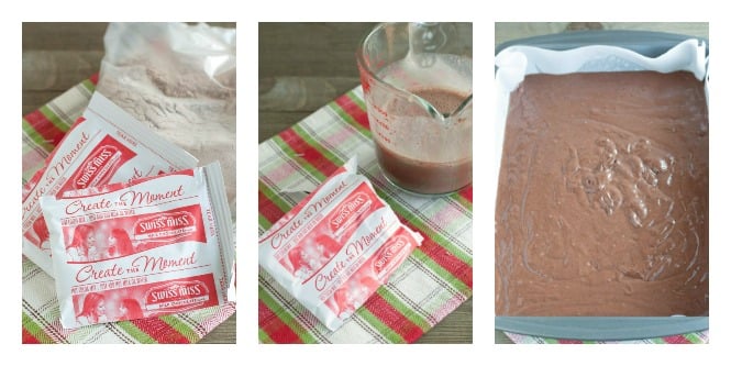 Steps to making hot chocolate cake