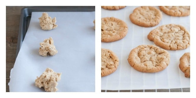 Baked Oatmeal Cookies