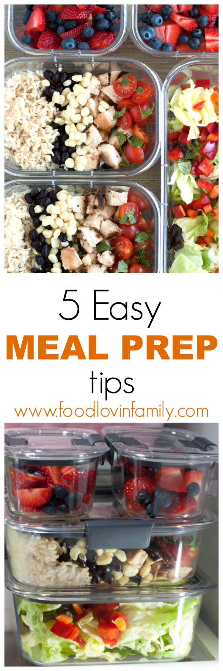5 easy meal prep tips