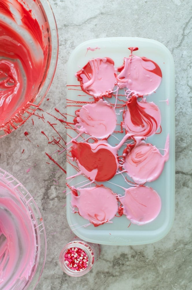 Valentine's Day Chocolate Candy Shot Glasses