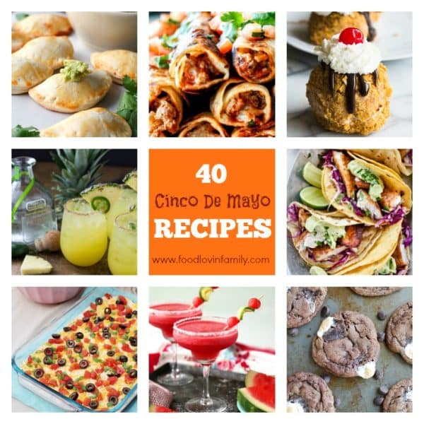 Collage of Cinco De Mayo recipes.