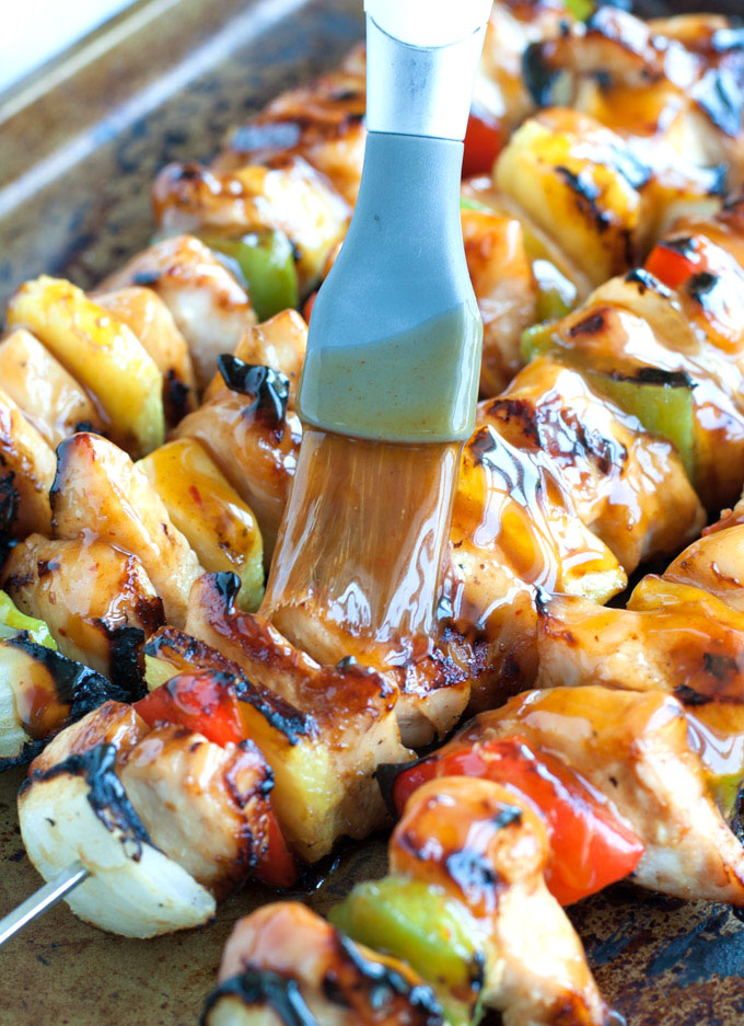 Kung Pao Chicken on grill