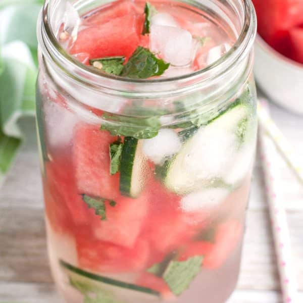 water with watermelon