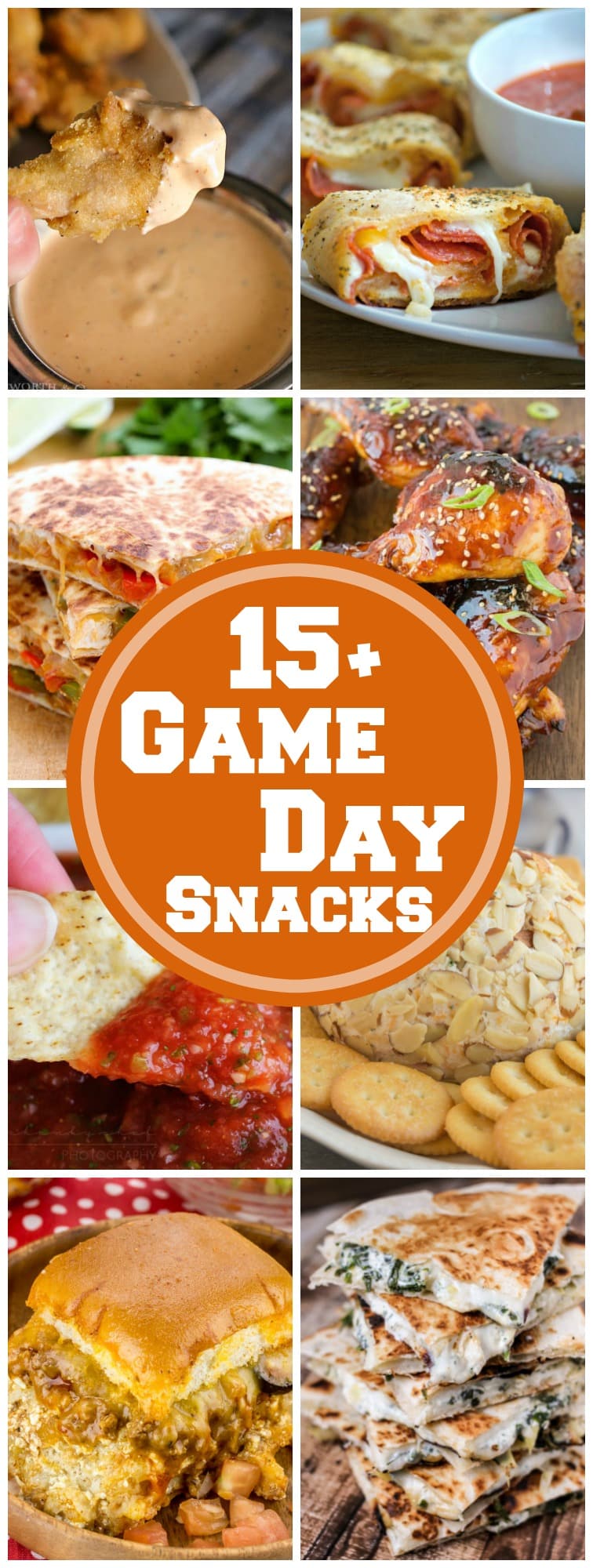 The Best Game Day Snacks has a great lineup of food perfect for watching football. These recipes are sure to score big with the fans! #gamedayfood