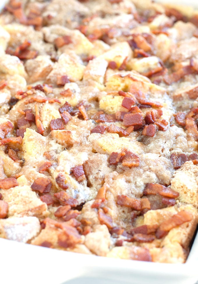 french toast bacon casserole