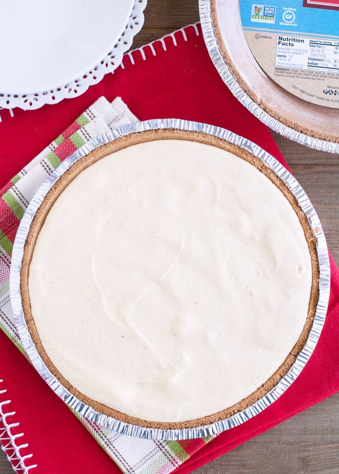 eggnog pie dessert