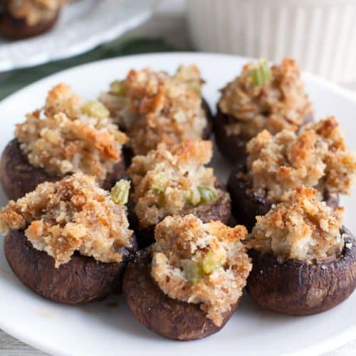 Stuffing Stuffed Mushrooms Food Lovin Family