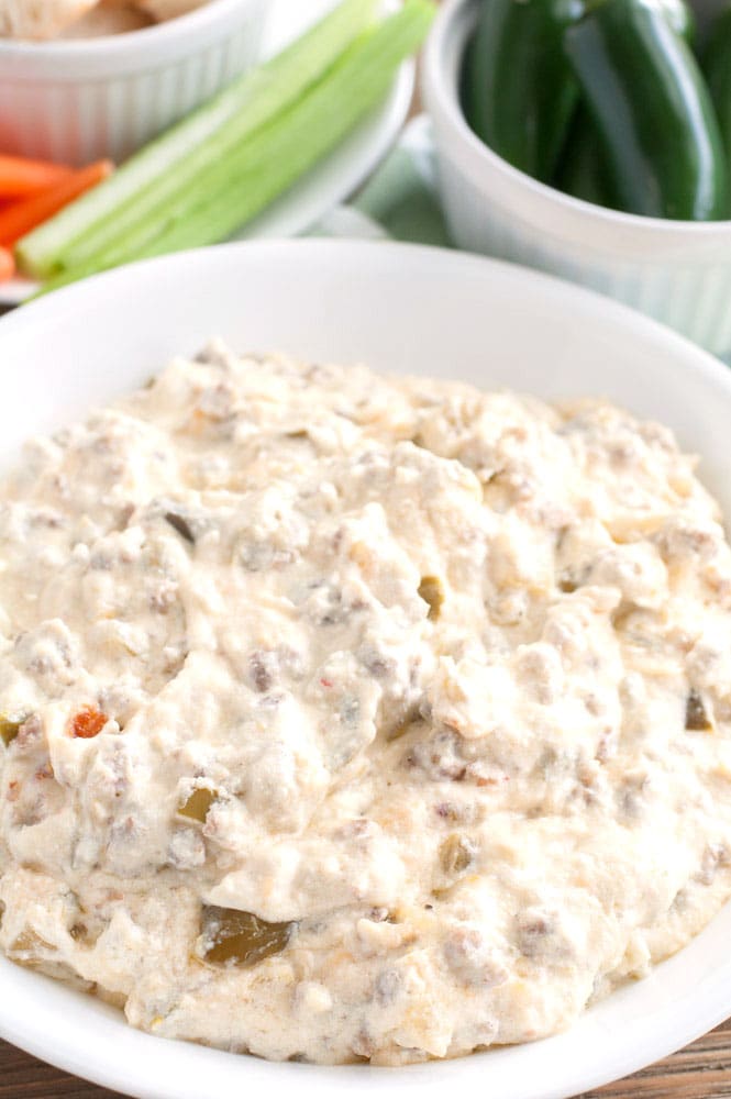 sausage jalapeno popper dip