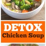 Bowl of chicken soup.