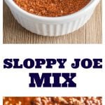 Bowl with seasoning mix.