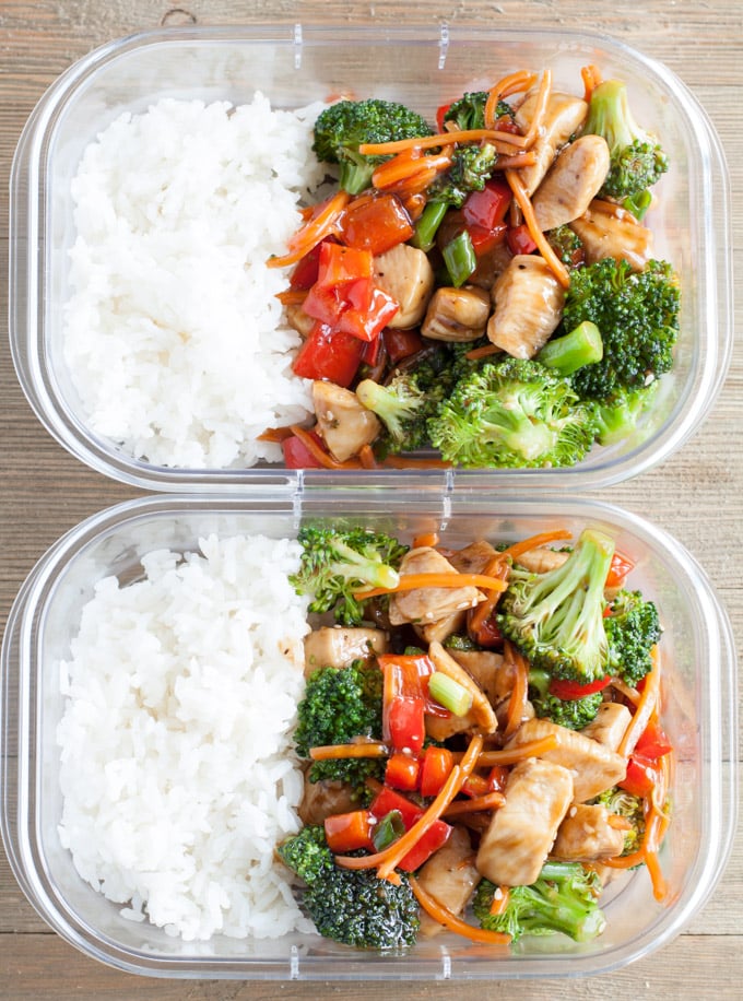 Teriyaki Chicken with vegetables. A quick and easy meal made with homemade teriyaki sauce in under 30 minutes.