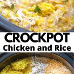 Chicken and rice in slow cooker