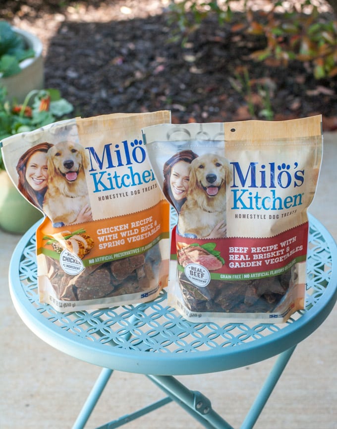Milo's Kitchen Dog Treat Bags homemade peanut butter dog treats
