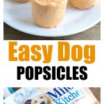 Dog popsicles on a plate.