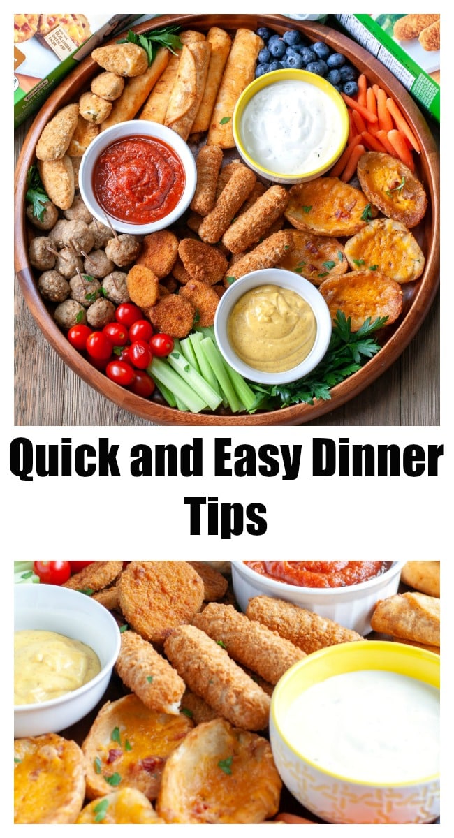 Tips for a quick and easy dinner that will satisfy the whole family and take the stress out of meal time. #ad #farmrich @farmrichsnacks #easydinner #snackdinner #snackboard #appetizers #backtoschool @walmart