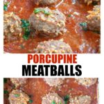 Meatballs in sauce.