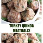 Meatballs in bowl.