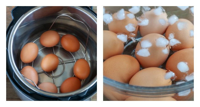 Steps for hard boiling eggs