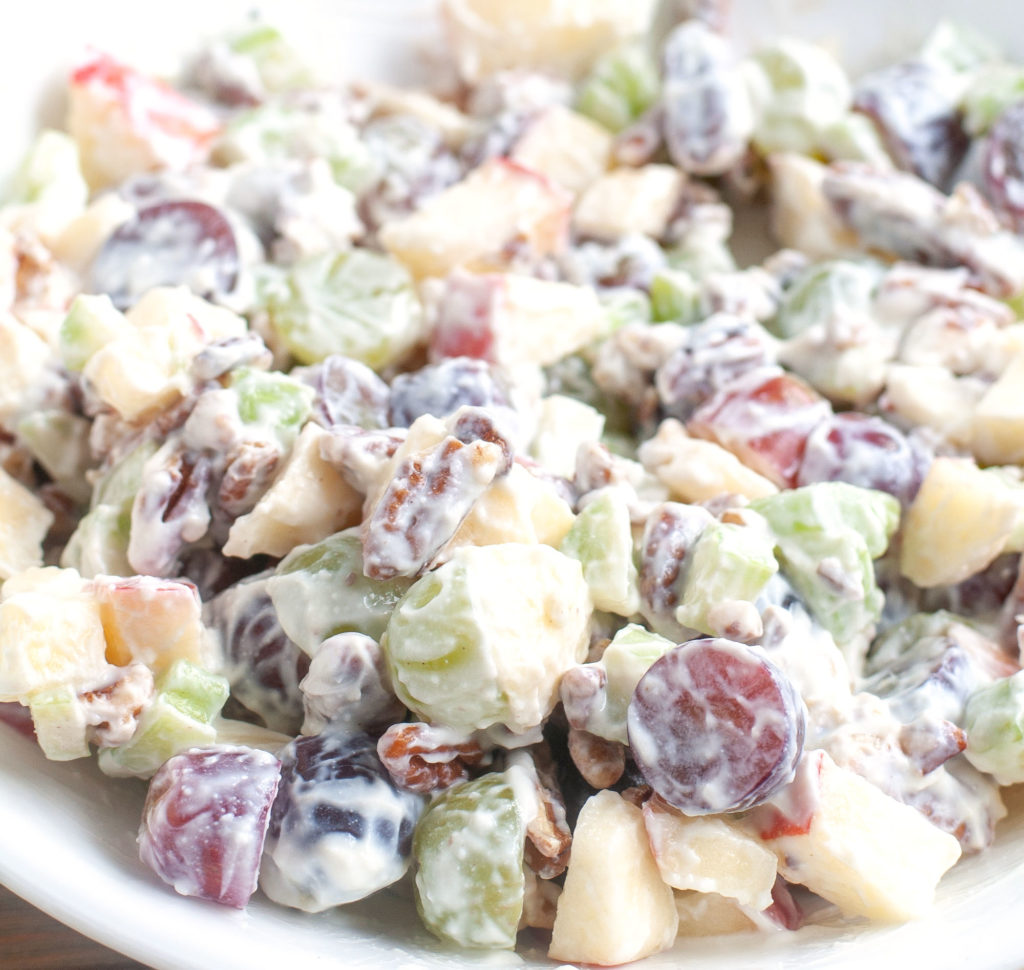 Bowl with fruit salad