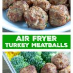 Plate of meatballs.