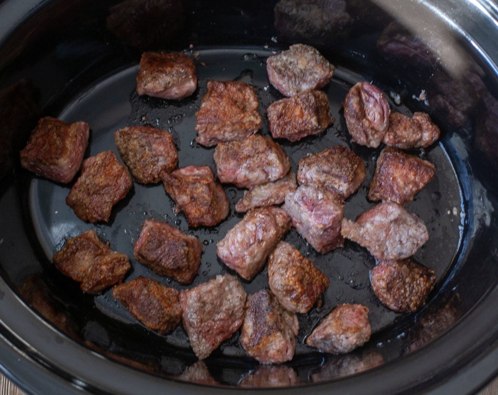 Beef in slow cooker