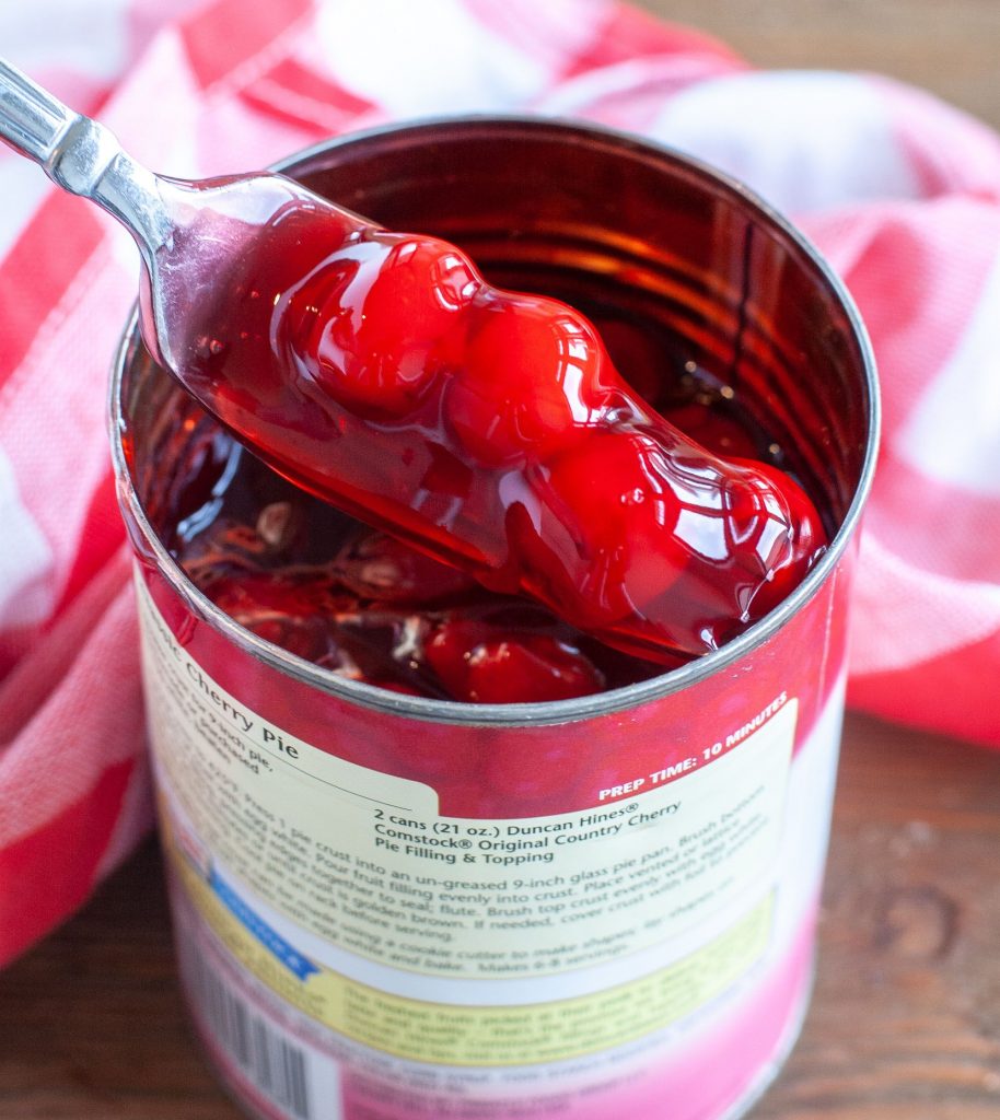 can of cherries