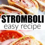 Plate of stromboli.