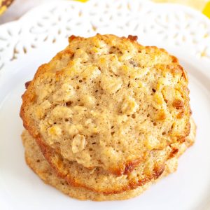 cookies stacked on plate