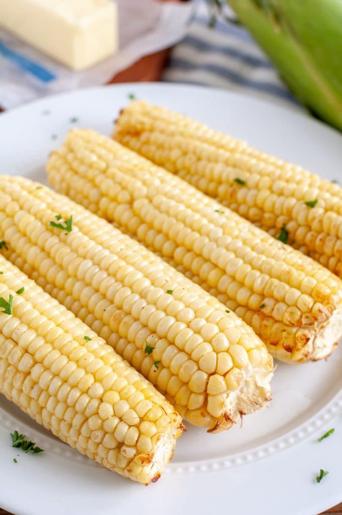 corn on a plate 