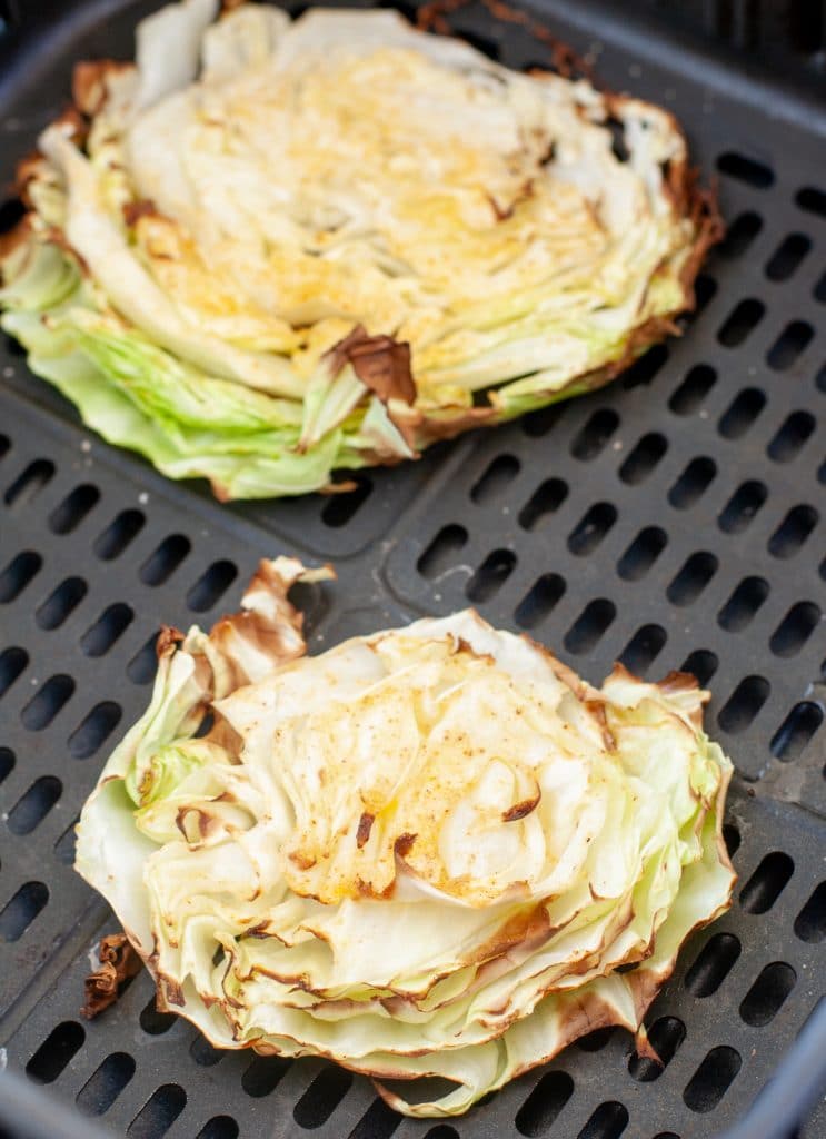roasted cabbage in air fryer