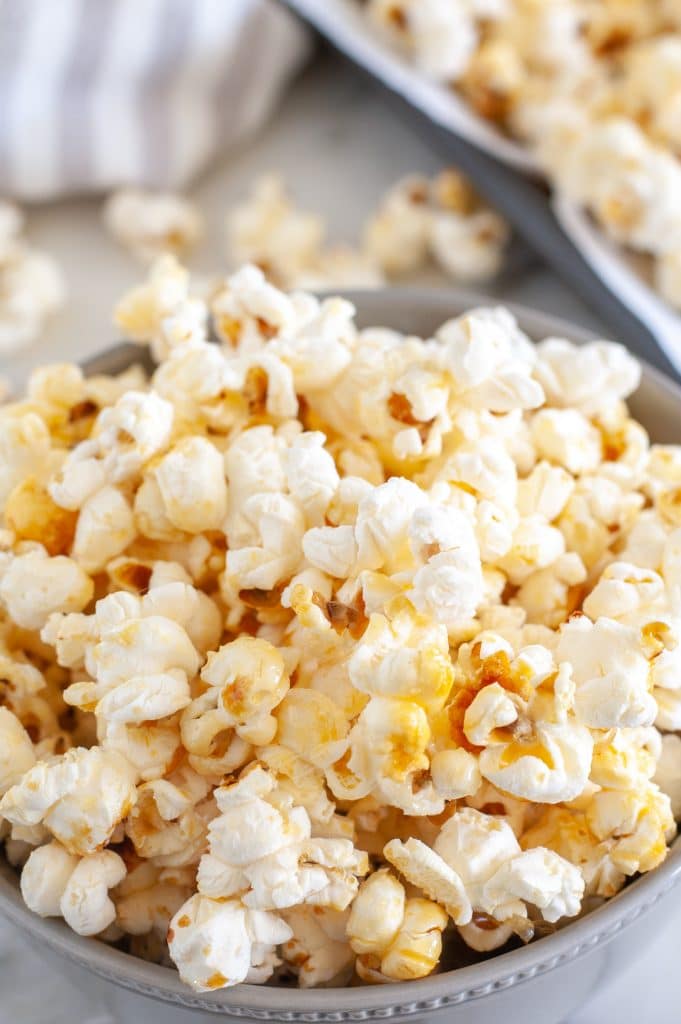 Kettle Corn in a bowl