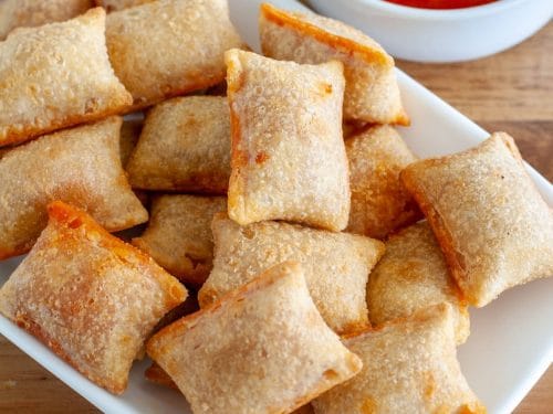 air fryer pizza rolls square