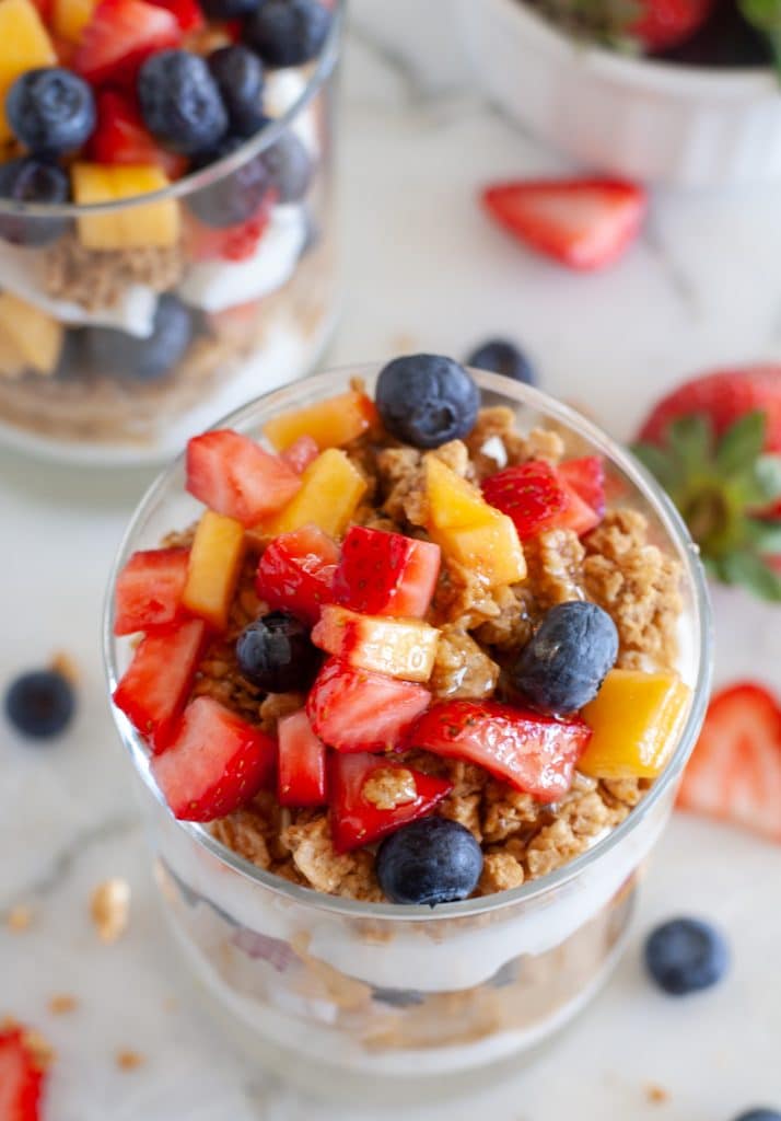 Parfait Breakfast Meal Prep - 5 Minute Breakfast - Savor + Savvy