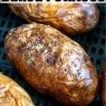 potatoes in air fryer basket