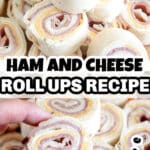 Ham and cheese roll ups.